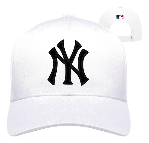 Gorra Nueva York Ny Beisbol Mbl Flex Ajustable Alto Relieve