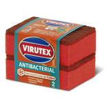 Virutex Esponja Lisa Cobre Antibacterial 2 Unid