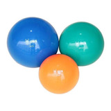Kit Tonning Ball Bola Tonificadora 1kg-2kg E 3 Kg Odin Fit