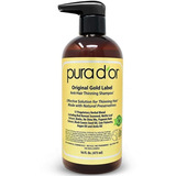 Pura D'or Shampoo Anti Caída De Aceite Argan Etiqueta Dorada