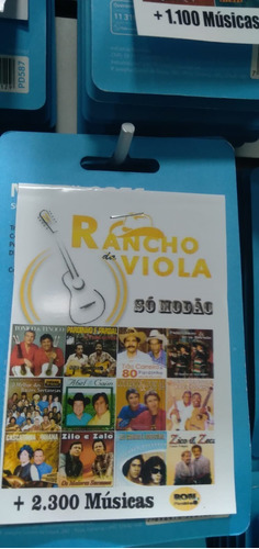 Pen Drives 2400 Musica Rancho Da Viola So Modão