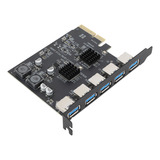 Expansión De Tarjeta Pcie Usb 3.2 Gen 2, 5 Puertos, 10 Gbps,