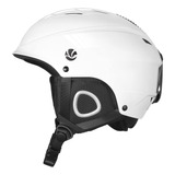 Vanrora Casco De Esqui, Casco De Snowboard - Blanco Brillant