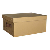 Caja Baulera Kraft Organizadora Grande 48x36x22cm