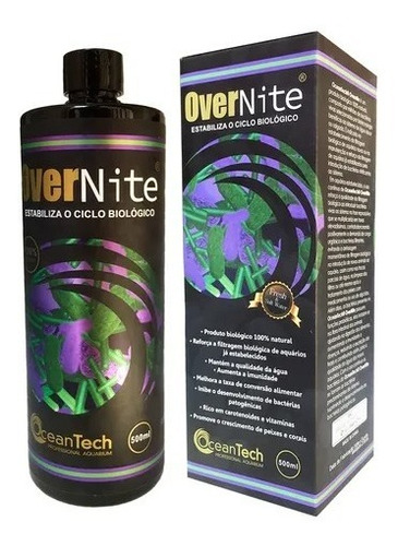 Acelerador Biologico Overnite Oceantech 500ml Ciclagem 