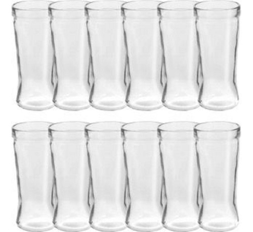 12 Vasos Vidrio Rigolleau 300ml 14cm Ideal Bar Resto Quincho