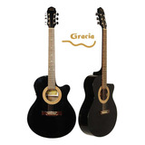 Gracia Eq300n Guitarra Electroacústica |cuerdas Acero |negro