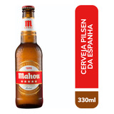 Cerveja Mahou Cinco Estrellas Pilsen Importada Espanha 330ml