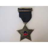 Antigua Medalla Plata  20 Años Servicio Escuela Naval A.prat