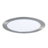 Embutido Led Placa Led 12w Ø17cm Redondo Niquel 3000k Pal250