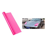 Vinilo Rosa Fuxia Luces Ópticas Faros Auto Moto Auxiliares