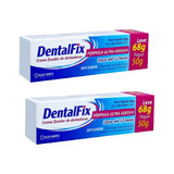 Dentalfix Kit C/2 Fixador De Dentaduras 68g Kley Hertz