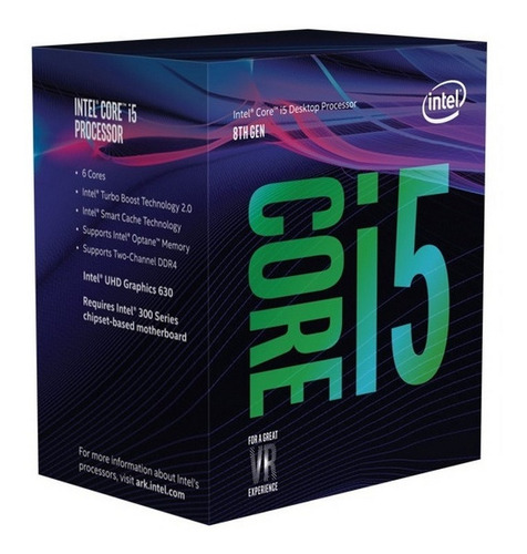 Micro Procesador Intel Core I5 8400 4.0ghz 6 Core Coffe Lake