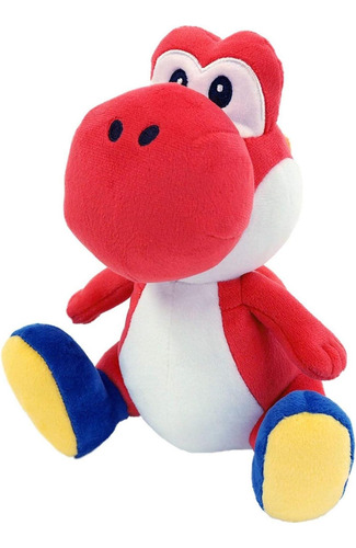 Peluche Yoshi 20cm Rojo Super Mario Nintendo Little Buddy