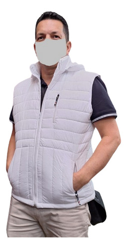 Chaleco Hombre Impermeable  Con Capota Urbano 