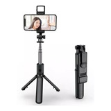 Selfie Stick / Palo Selfie Trípode Bluetooth Con Luz Led