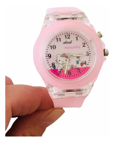 Reloj Importado Hello Kitty Y Sus Amigos Con Luz