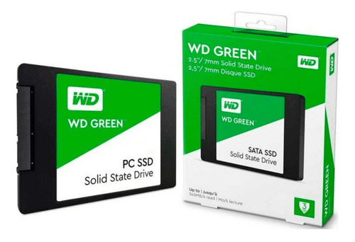 Hd Ssd 480gb Wd Green 2.5 Sata Iii 6gb/s - Wds480g2g0a