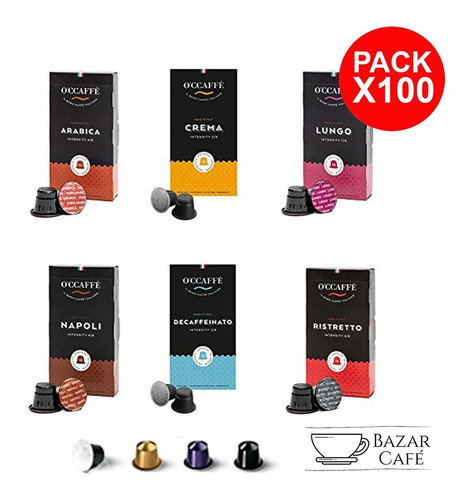 Elige Tu Pack De 100 Cápsulas De Café Occaffe Para Nespresso