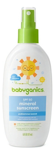 Protetor Solar Babyganics Spray 177ml - Spf 50