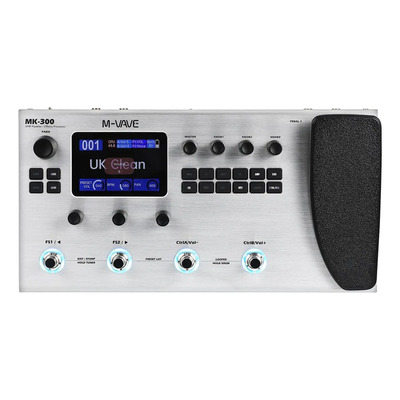 Pedal De Efecto M-vave Mk-300 Multi Efeitos Modelador De Graves Y Procesador De Efectos Con Más De 320 Efectos, 160 Ajustes Preestablecidos, Looper, Batería Usb\u002Fbt 10h Para Grabación En Vivo | Meses sin interés