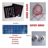 Juego De Bingo Profesional Con 20 Tablas Y 75 Balotas