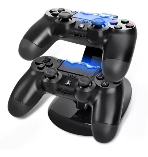 Carregador Controle Ps4 Base Duplo Carrega 2 Controles Play4