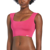 Crop Top Nike Swim Nessc235 Rosado