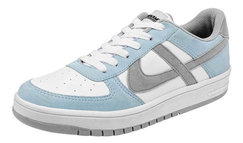 Tenis Panam 010674-0096 Blanco Azul 109-208