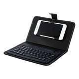 Capa Magnética De Couro Para Telefone Com Teclado Bluetooth