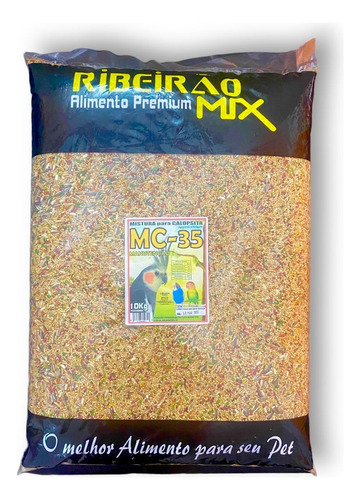 Mistura Para Calopsita Ribeirão Mix 10kg Sementes