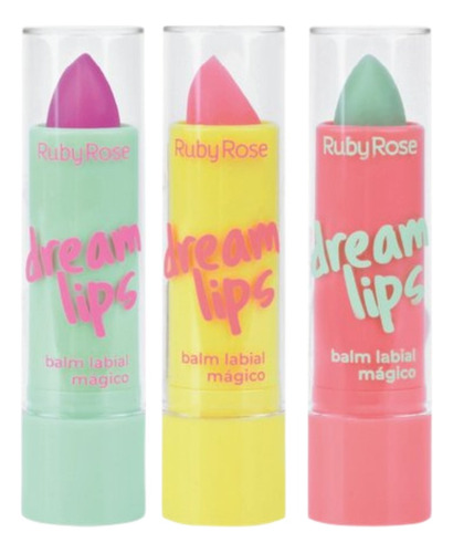 Labial Ruby Rose Dream Lips Balsamo Mágico Labios Rosados