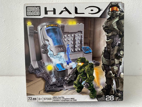 Mega Bloks Halo Unsc Cryo Bay Master Chief Y Cortana Msi