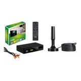 Kit Antena Tv Digital Conversor Digital Para Tv Tubo Led Lcd