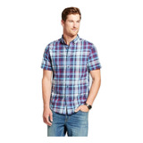 Camisa Hombre Manga Corta Cuadros Be Yourself Tiendas