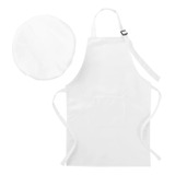 Delantal Y Gorro Antifluido Adultos Chef Cocina Meseros