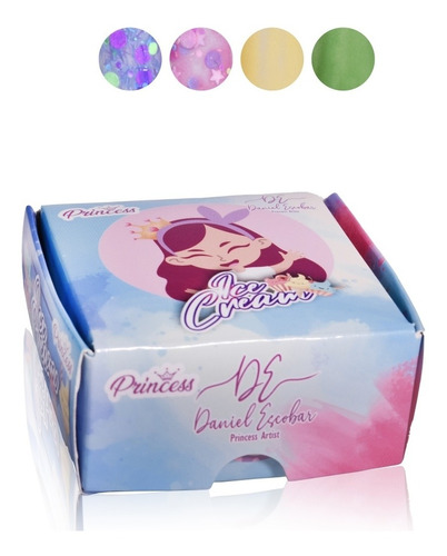 Coleccion Acrilicos Para Uñas Princess 4 Colores Ice Cream