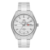 Relógioo Orient Masculino Automático Branco 469ss076f S1sx