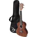 Ukelele Concierto Dy Uk Profesional + Madera Sapele + Elegante Terminación + Funda Acolchada + Envío