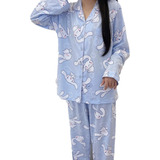 Pijama Con Estampado De Anime Creativity Cinnamoroll Dog