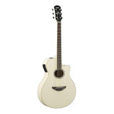 Guitarra Acústica Yamaha Apx600 Para Diestros Vintage White