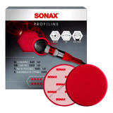 Sonax Pad Esponja Premium Dura Alto Corte Extremo Roja 6 In