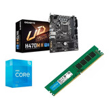 Combo Act Intel I3-10105 + Gigabyte H470m-h + 8gb 2666