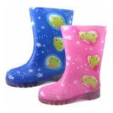 Botas De Lluvia Infantiles Sapo Pepe Pepa Nena Varon  22-29