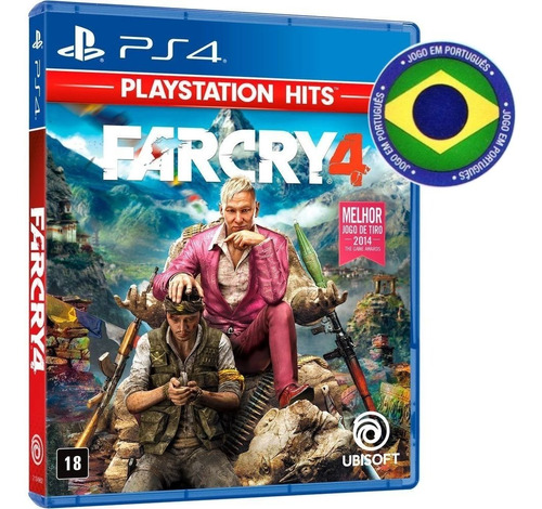 Far Cry 4 Hits Ps4 Mídia Física Dublado Em Português Br