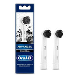 Refis Para Escova Elétrica Oral-b Advanced Charcoal 2 Un