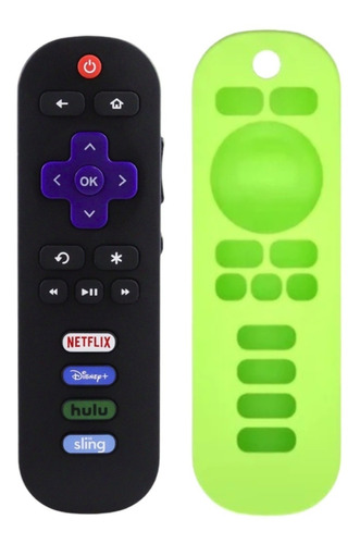 Control Compatible Para Jvc Roku Pantalla  Mas Protector