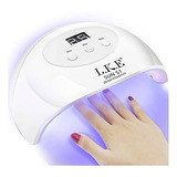 Lámpara De Uñas Led Curado De Esmalte  Uv Color Blanco