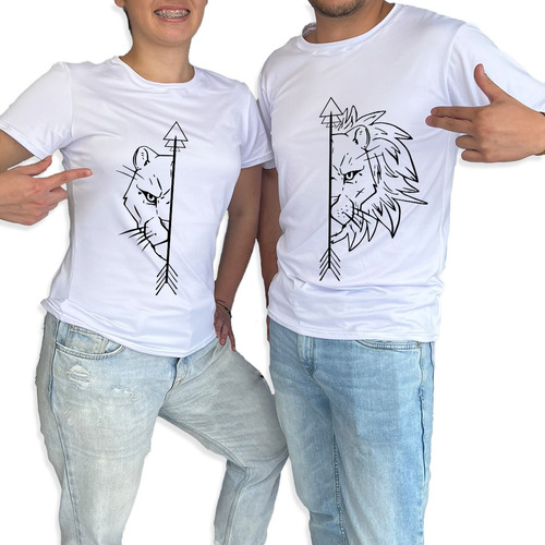 Camisetas Parejas Leones