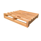 2 Pallet De Madeira Crú 50x50 Palete Palet Estrado Novos